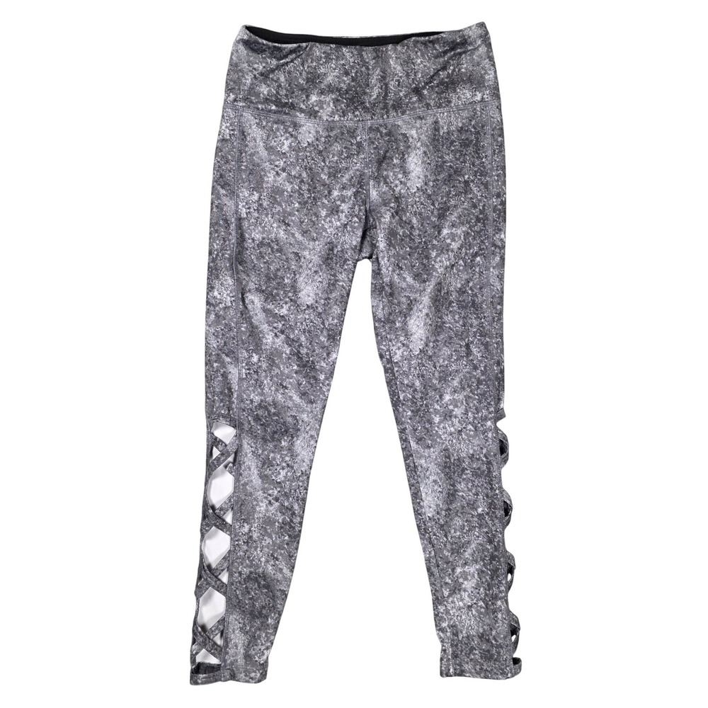 VOGO Athletica M Space dye Lace-Up Crisscross Yoga Leggings Fair Condition